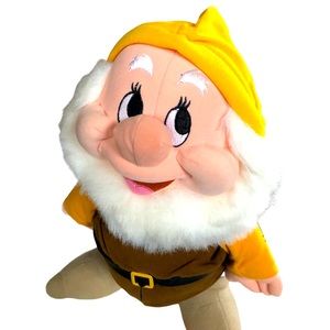 Vintage Disney on Ice Snow White and the Seven Dwarfs "Happy" Stuffed Toy. 13"